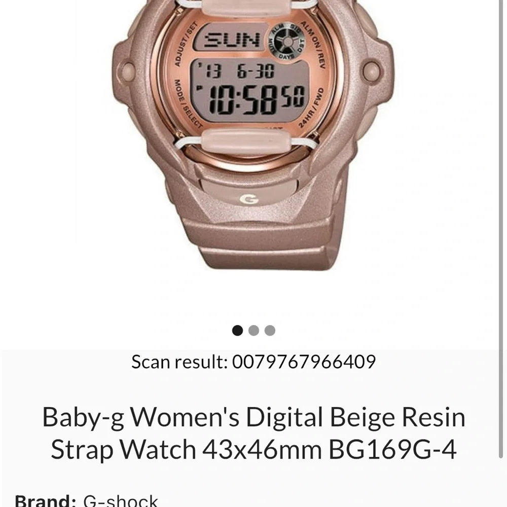 Casio Baby-G Metallic Pink Smartwatch